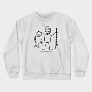 Ernest Hemingway Crewneck Sweatshirt